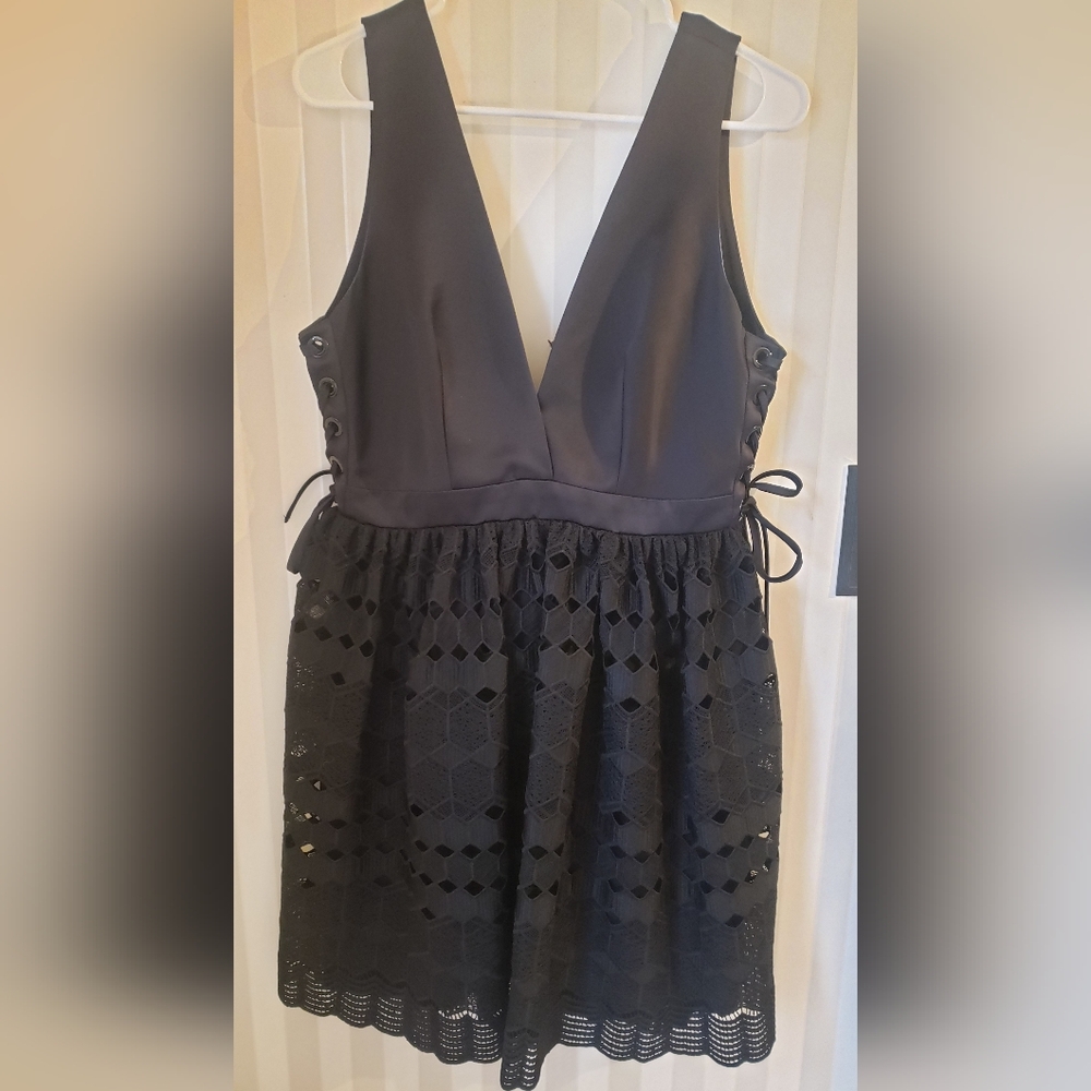 Sandro black cocktail dress